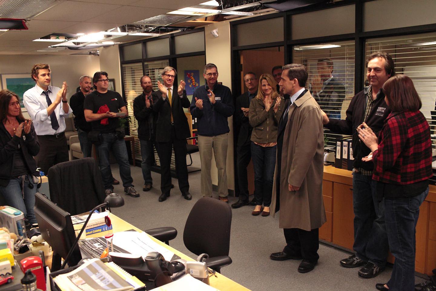 วันสุดท้ายของ สตีฟ คาร์เรล ในกองถ่าย The Office
