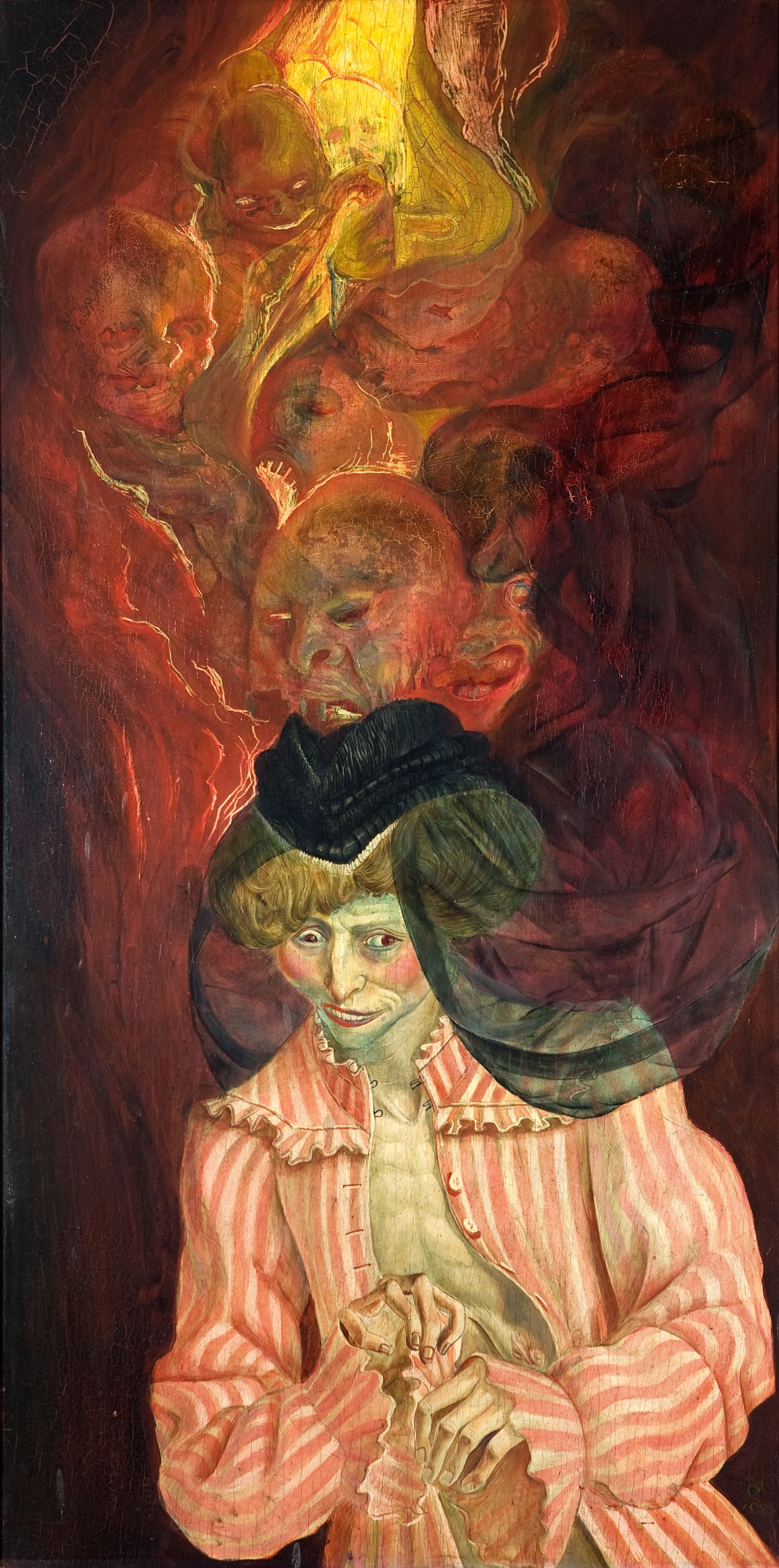 Die Irrsinnige (1925) โดย Otto Dix