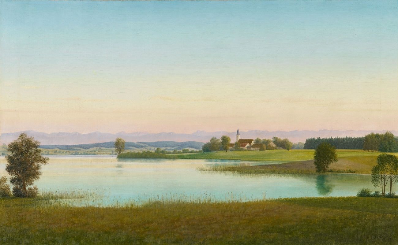 Chiemsee (1931) โดย Georg Schrimpf 