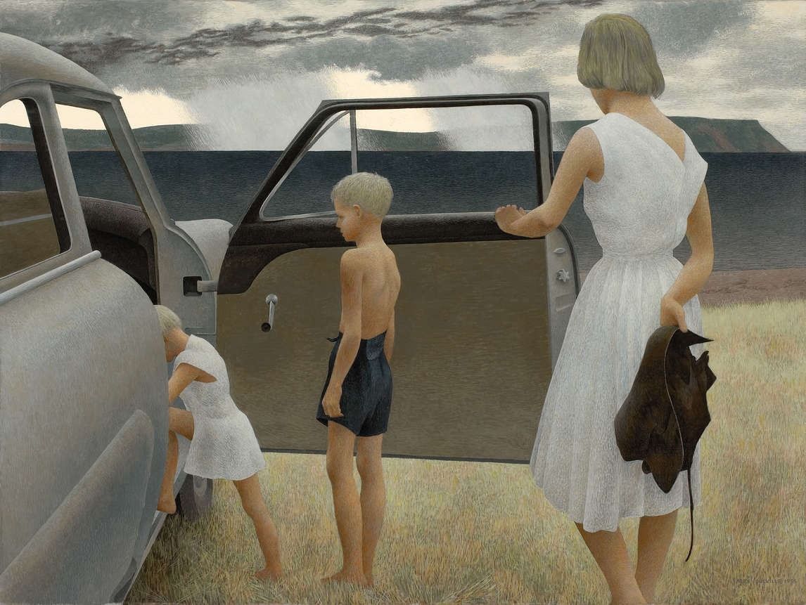 Family and Rainstorm (1955)