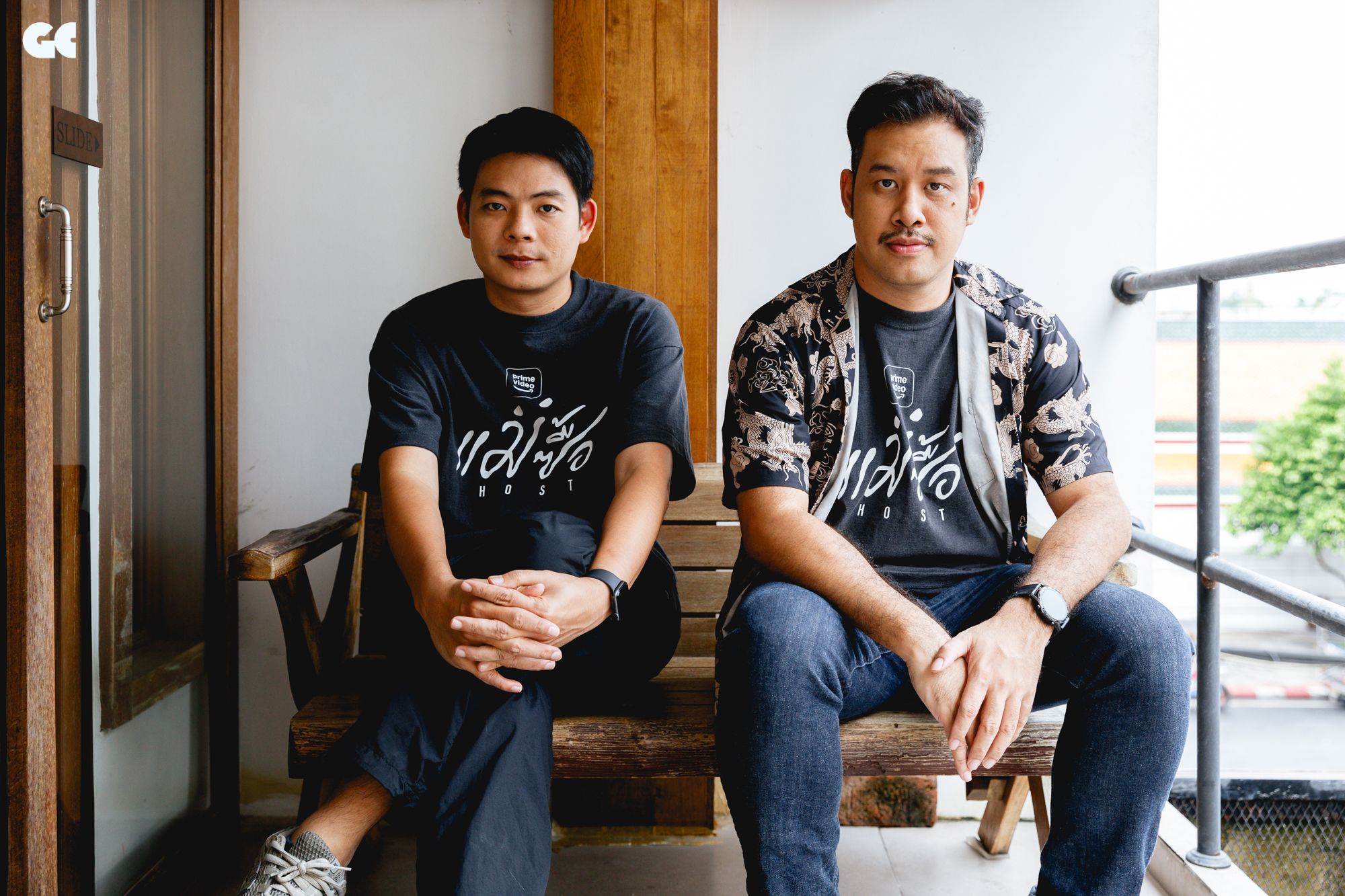 (ซ้าย) ปกป้อง - ไพรัช คุ้มวัน, (ขวา) แป๊ป - ชาญชนะ หอมทรัพย์